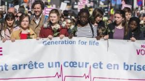 La « Marche pour la vie » contre l’avortement a rassemblé quelque 1.500 participants